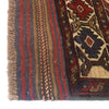 Barjasta Area Rug Handmade Beige Floral 4x6 ft