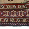 Maliki Kilim Area Rug Handmade Beige Floral 5x6 ft