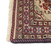 Maliki Kilim Area Rug Handmade Beige Floral 5x6 ft