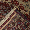 Maliki Kilim Area Rug Handmade Beige Floral 5x6 ft