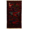 Pictorial Rug Handmade Multi Design