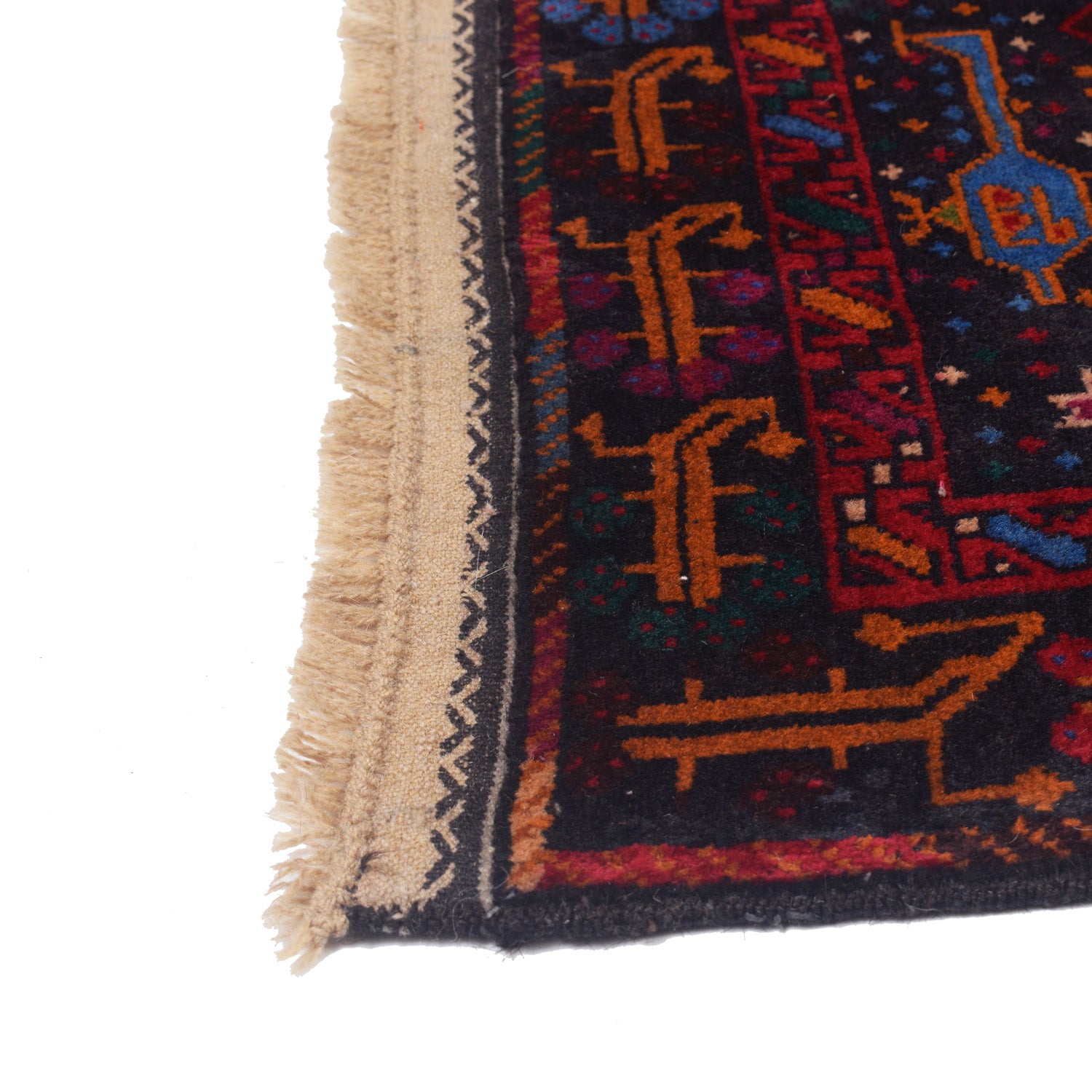 Pictorial Rug Handmade Multi Design
