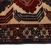 Barjasta Area Rug Handmade Beige Floral 4x6 ft