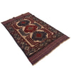 Barjasta Area Rug Handmade Beige Floral 4x6 ft