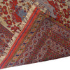 Maliki Kilim Area Rug Handmade Beige Floral 5x6 ft