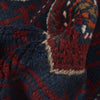 Mashwani Runner Rug Handmade Deep Red Geometric 12' Runner