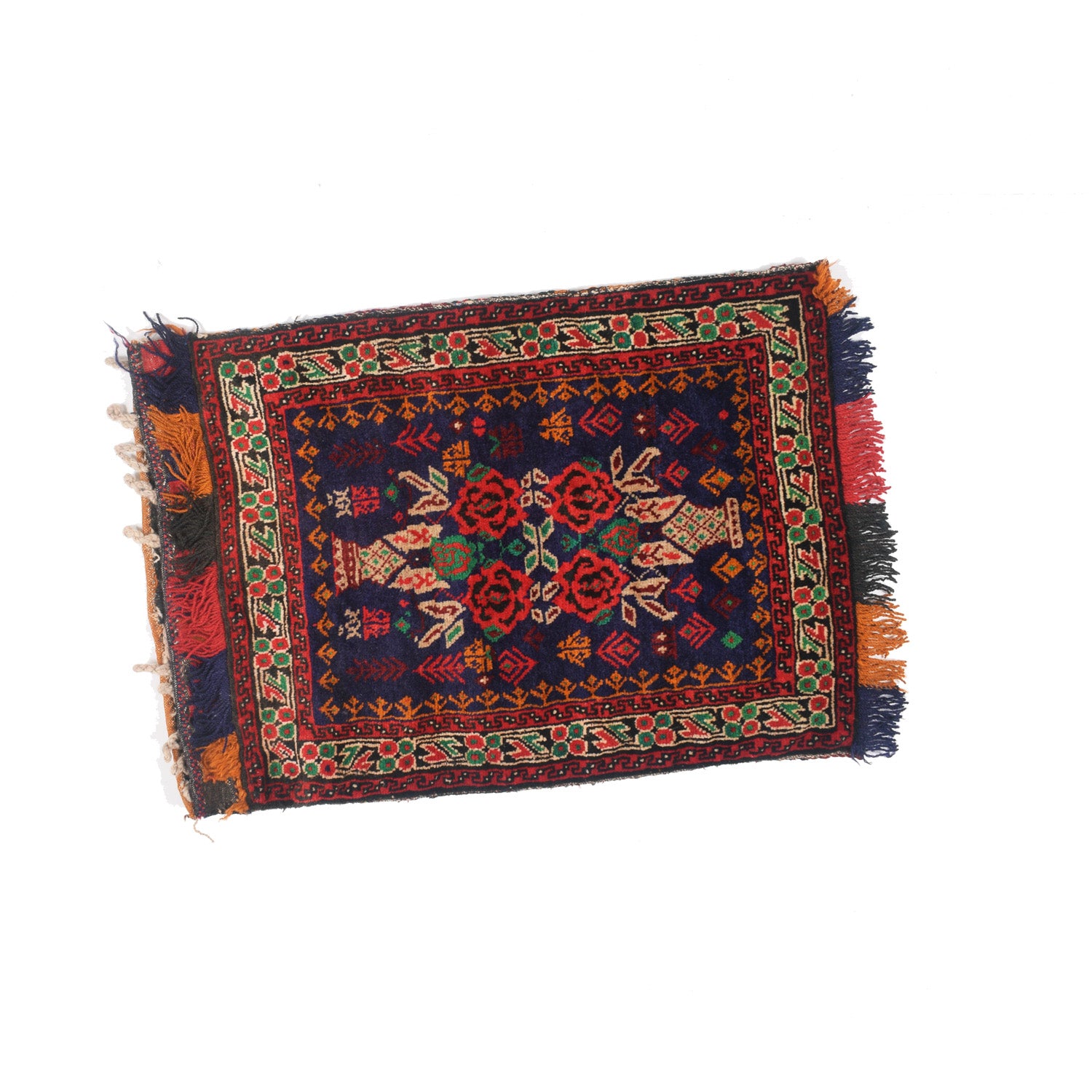 Balisht Area Rug Handmade Multi Floral 2x3 ft