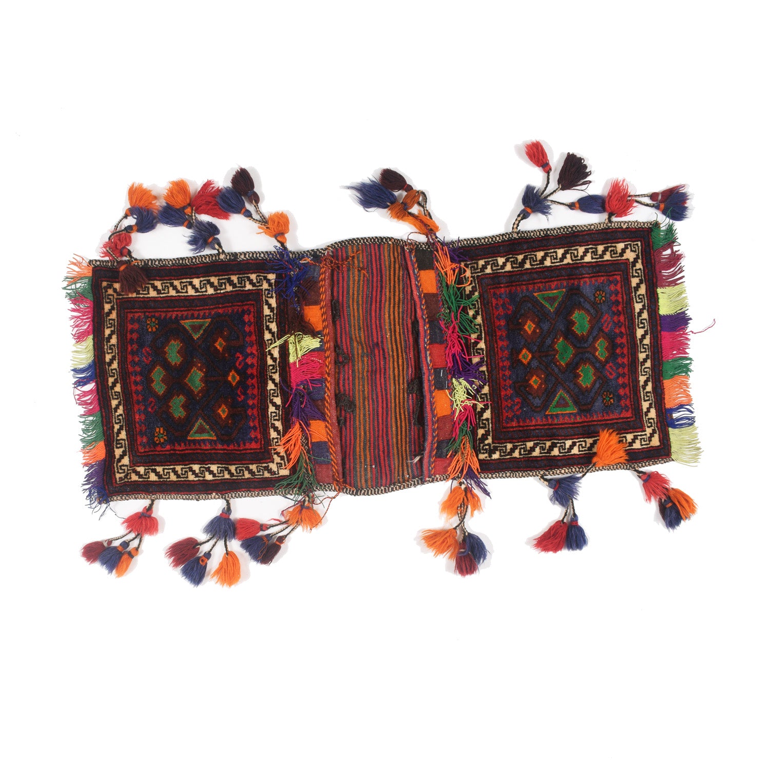 Saddle Bag Handmade Multi Floral 2x3 ft