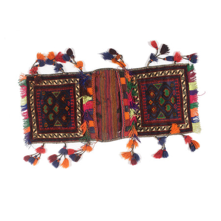 Saddle Bag Handmade Multi Floral 2x3 ft