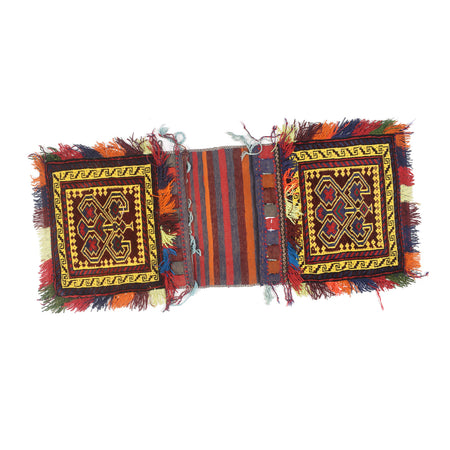 Saddle Bag Handmade Multi Floral 2x4 ft