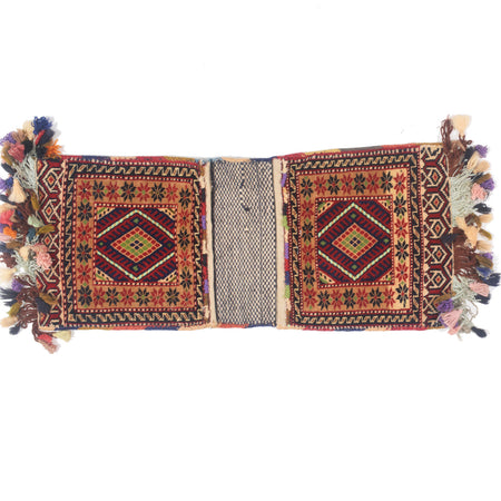 Saddle Bag Handmade Multi Floral 1x2 ft