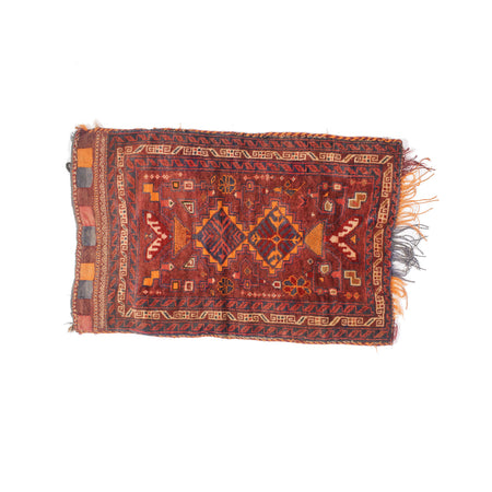 Balisht Area Rug Handmade Multi Floral 2x3 ft