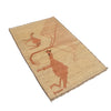 Pictorial Rug Handmade White Design
