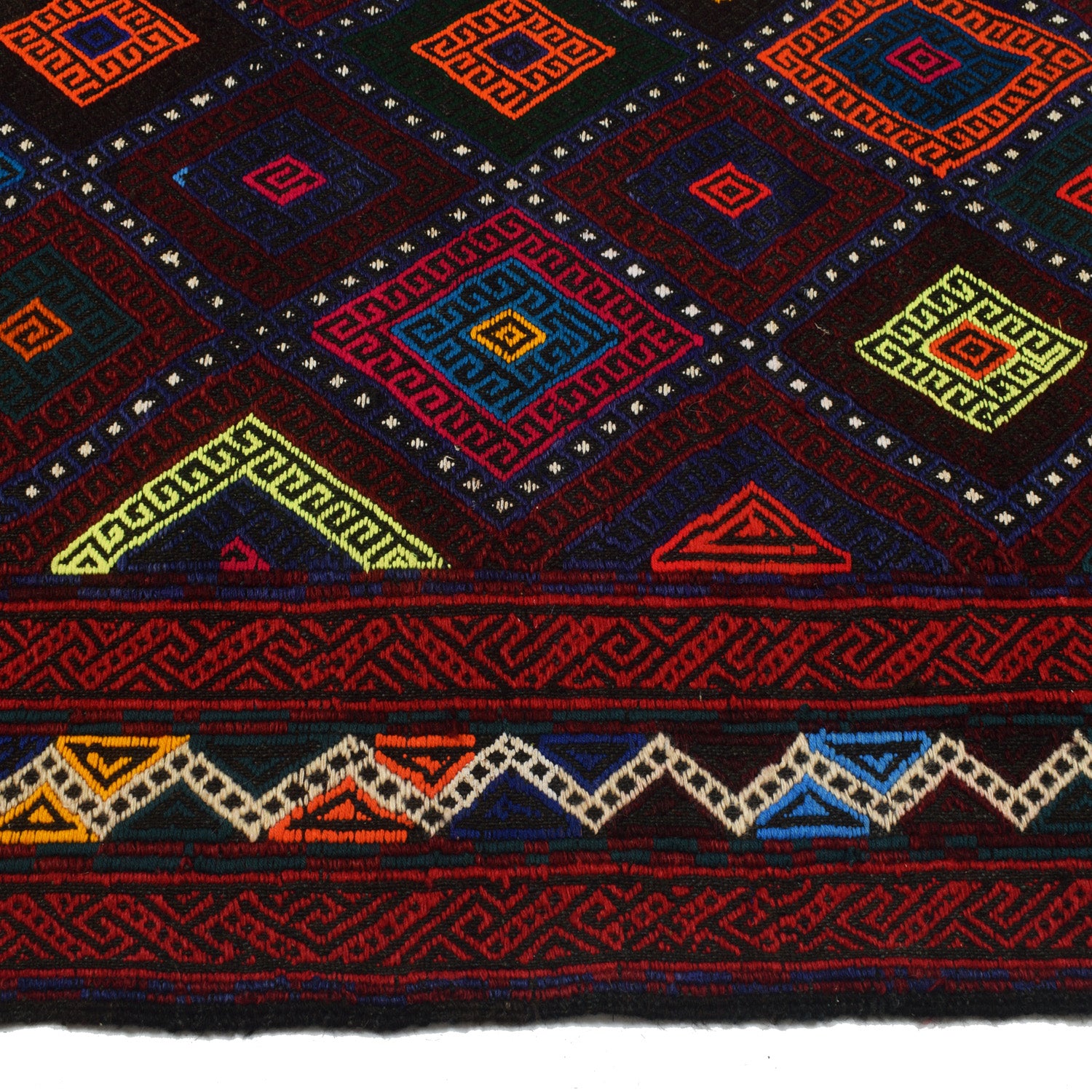 Suzuni Kilim Runner Handmade Multi 4x7 ft