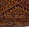 Mashwani Area Rug Runner Handmade Brown Geometric 13' Runner