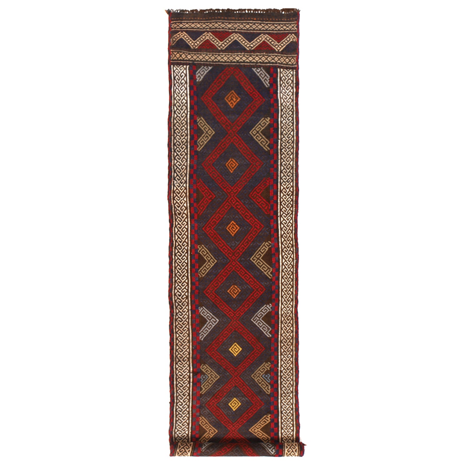 Suzuni Kilim Runner Handmade Multi 10' Runner