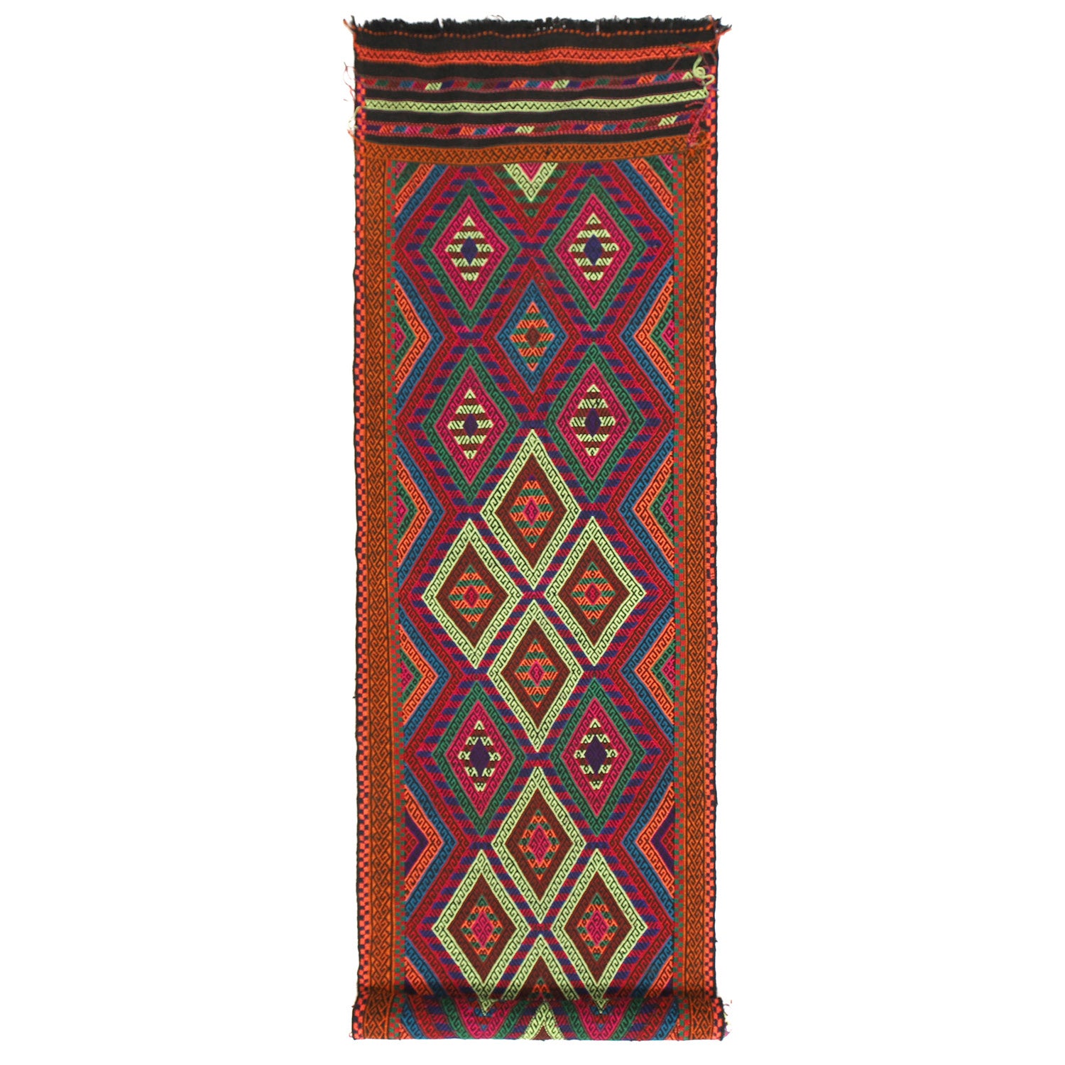 Suzuni Kilim Runner Handmade Multi 10' Runner
