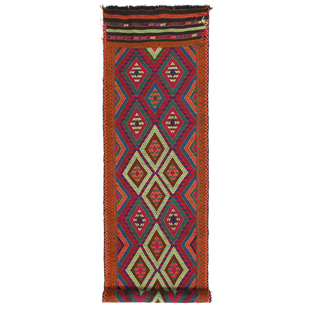Suzuni Kilim Runner Handmade Multi 10' Runner