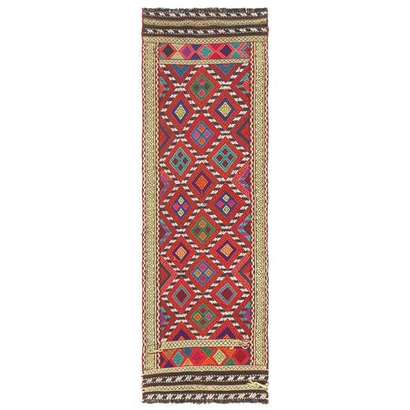 Suzuni Kilim Runner Handmade Multi 8' Runner