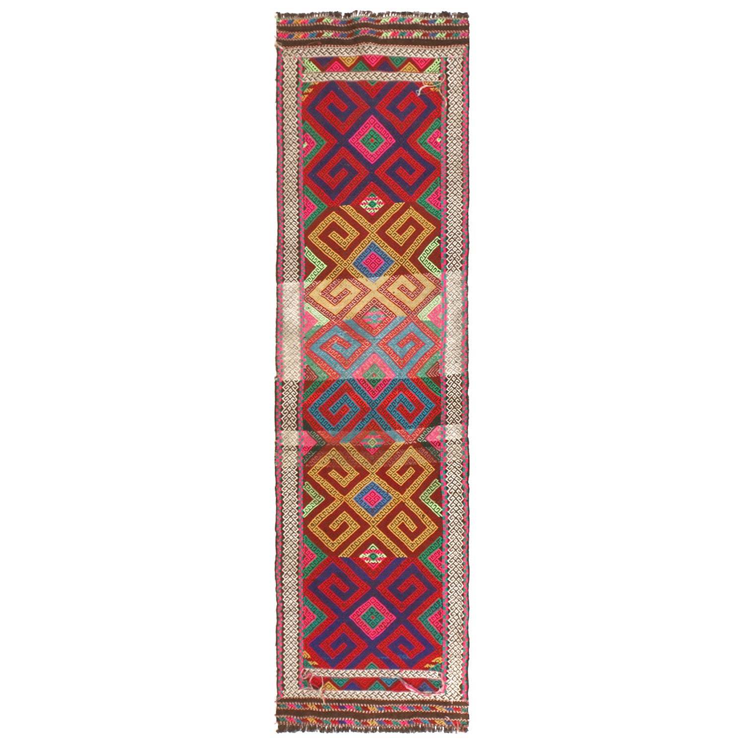 Suzuni Kilim Runner Handmade Multi 8' Runner