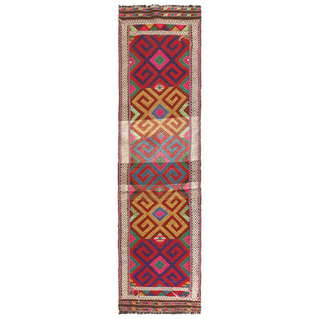 Suzuni Kilim Runner Handmade Multi 8' Runner