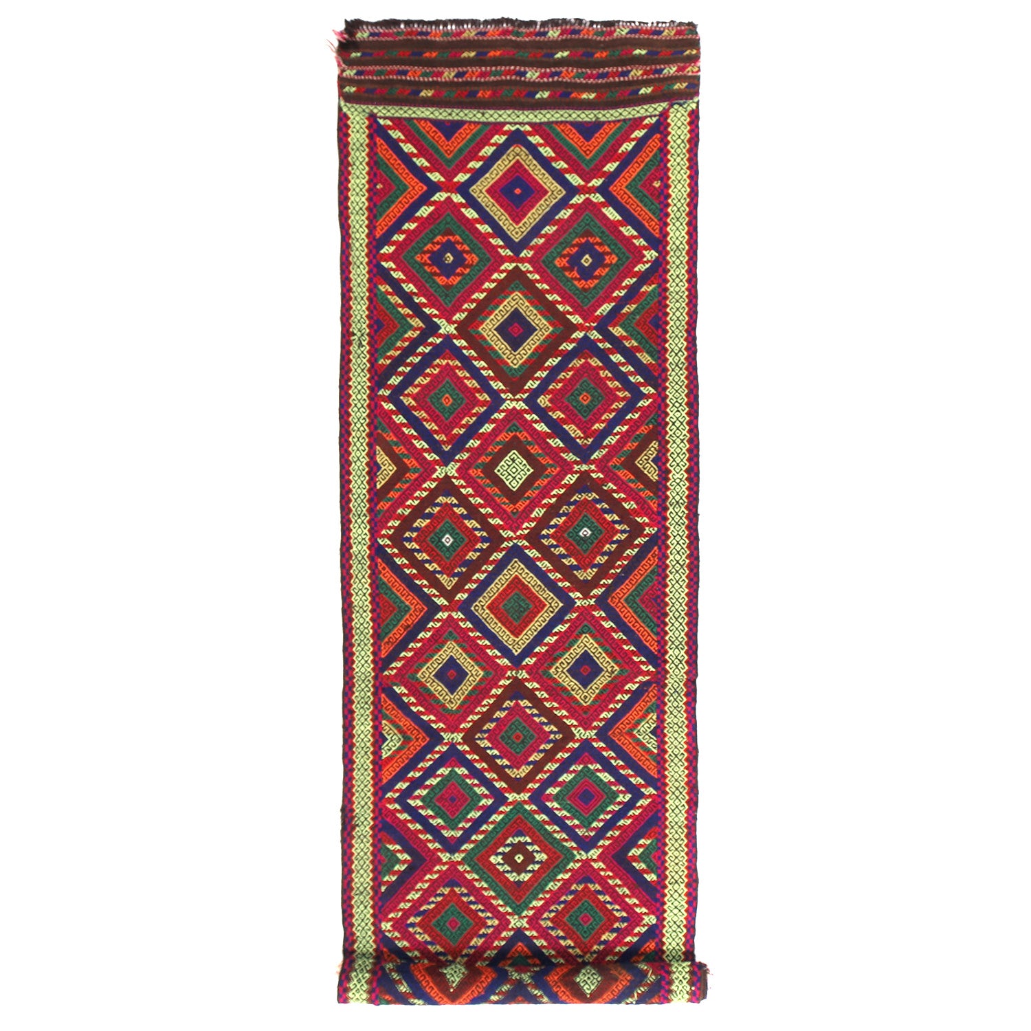 Suzuni Kilim Runner Handmade Multi 8' Runner