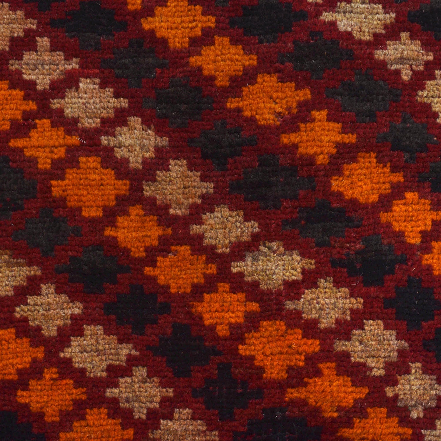 Baluchi Rug Handmade Multi Geometric 4x6 ft
