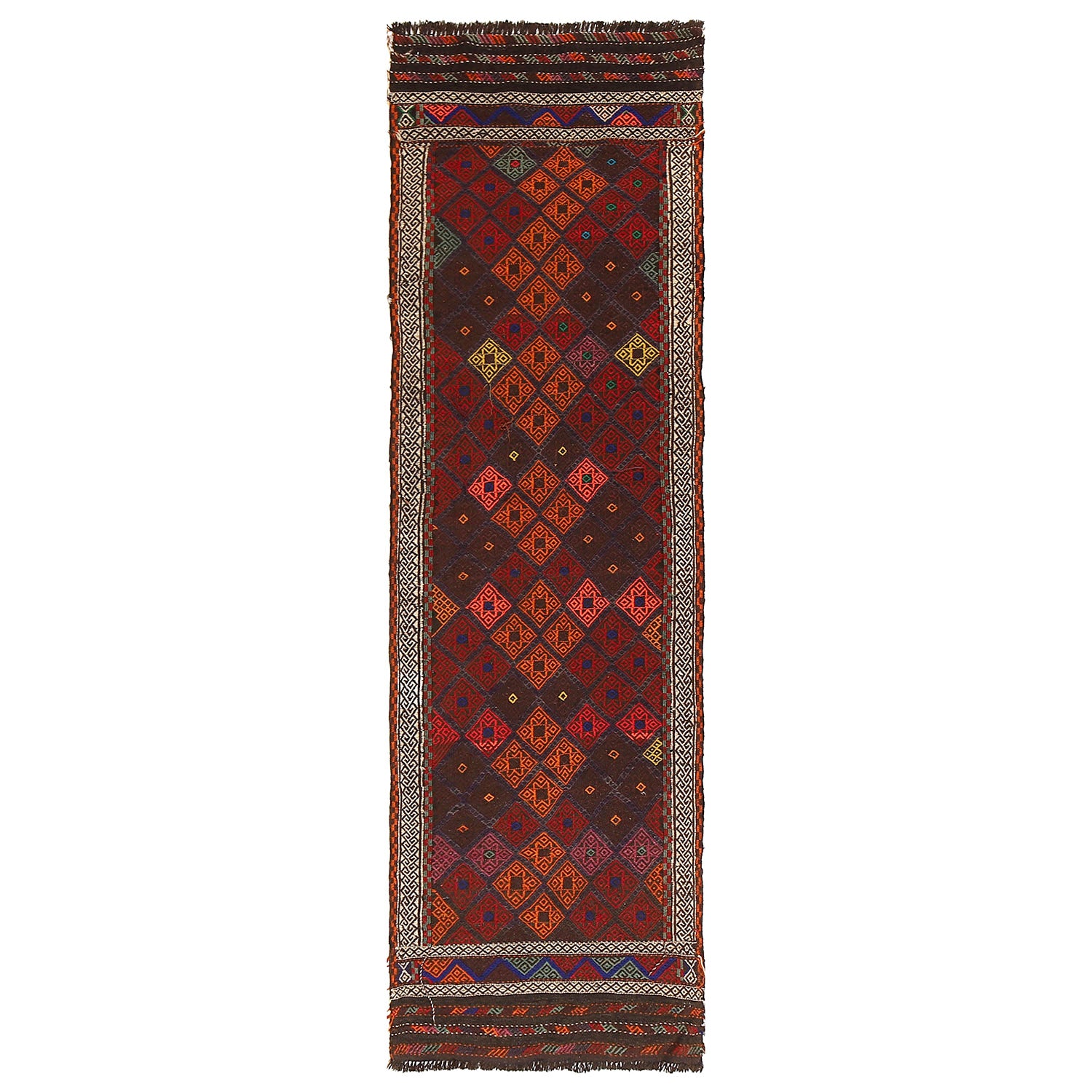 Suzuni Kilim Runner Handmade Multi 8' Runner