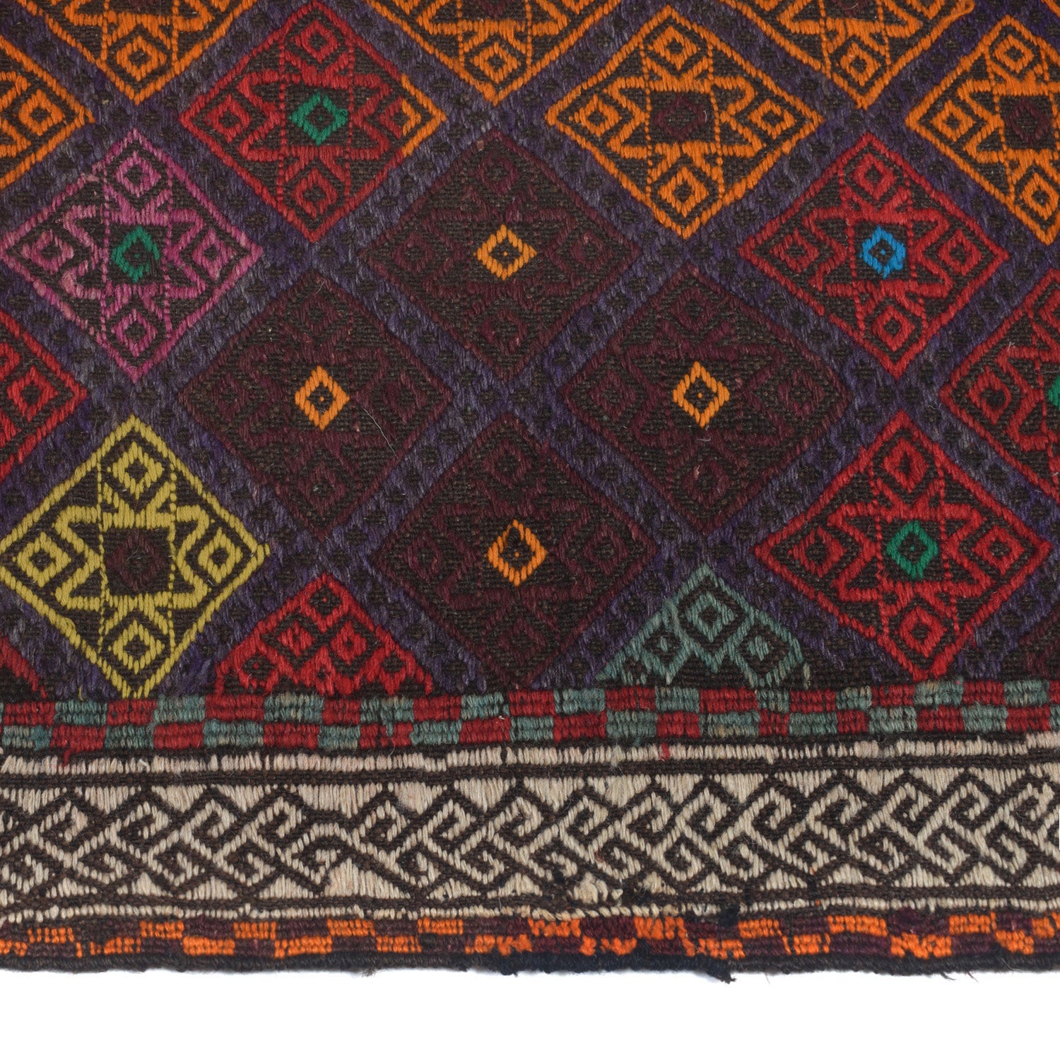 Suzuni Kilim Runner Handmade Multi 8' Runner