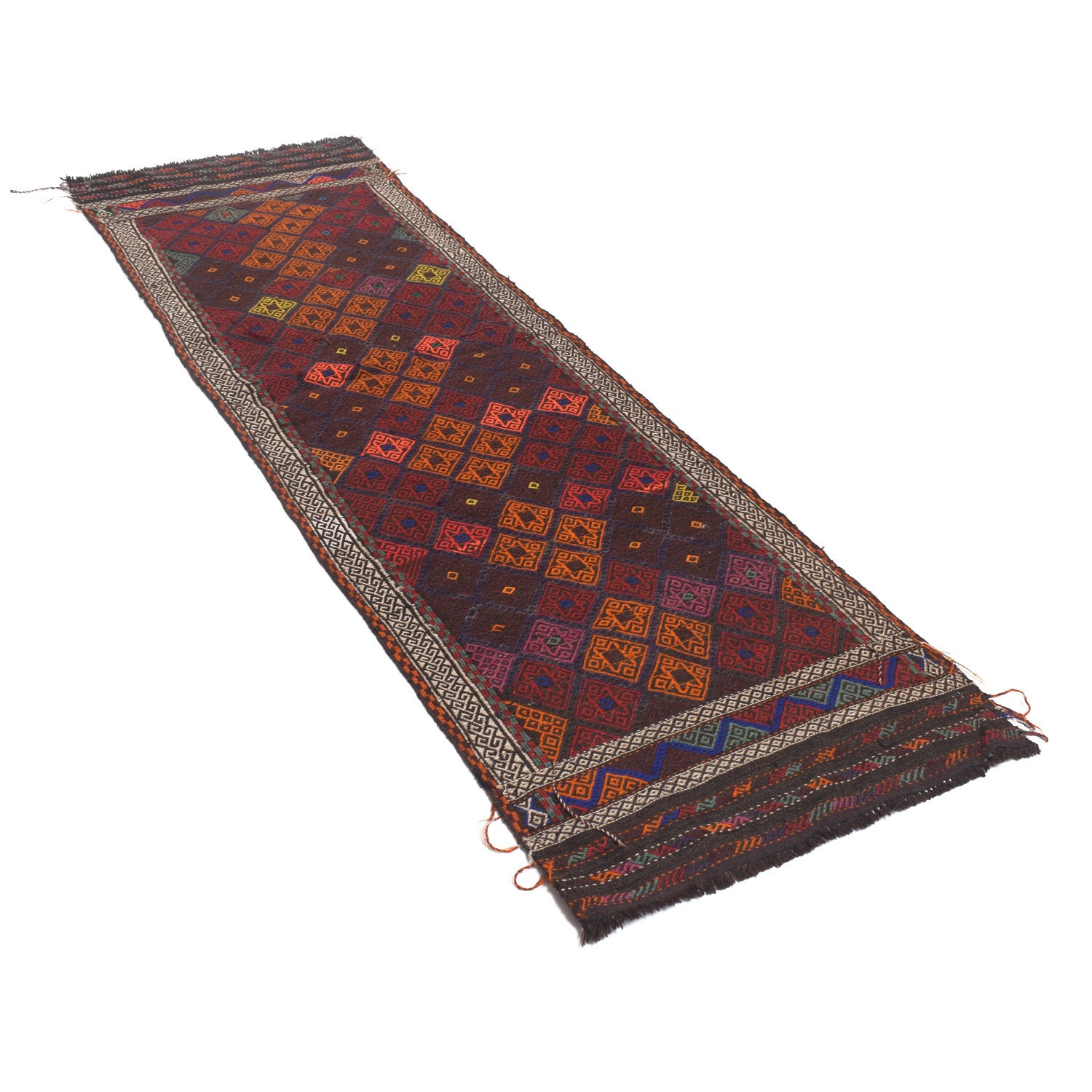 Suzuni Kilim Runner Handmade Multi 8' Runner