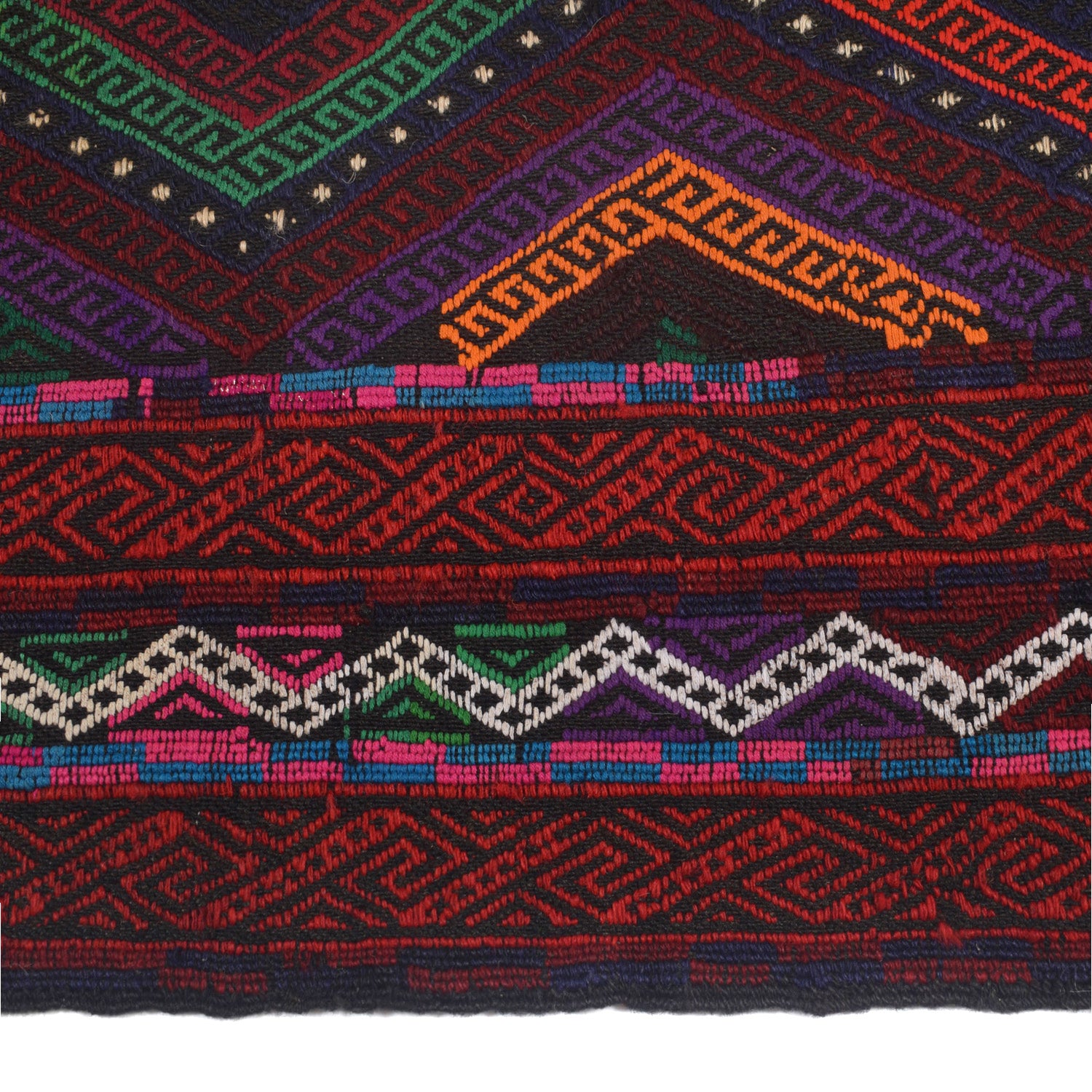 Suzuni Kilim Runner Handmade Multi 4x7 ft