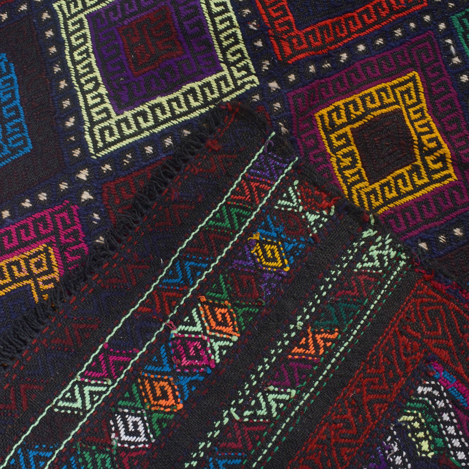 Suzuni Kilim Runner Handmade Multi 4x7 ft