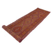 Mashwani Runner Rug Handmade Brown Geometric 13' Runner