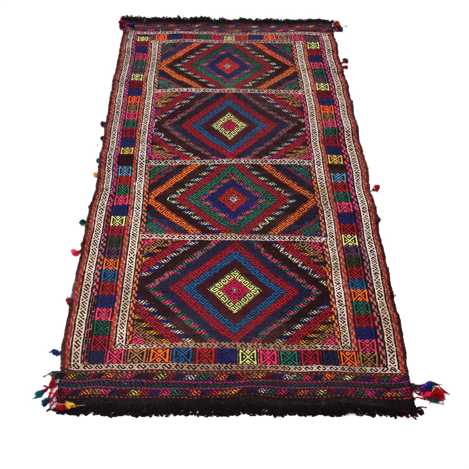 Suzuni Kilim Runner Handmade Multi 5' Runner