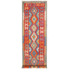 Handmade Multi Kilim Geometric 10' Runner
