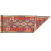 Handmade Multi Kilim Geometric 10' Runner