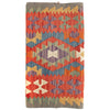 Handmade Multi Kilim Geometric 10' Runner