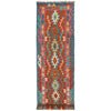 Handmade Multi Kilim Geometric 10' Runner