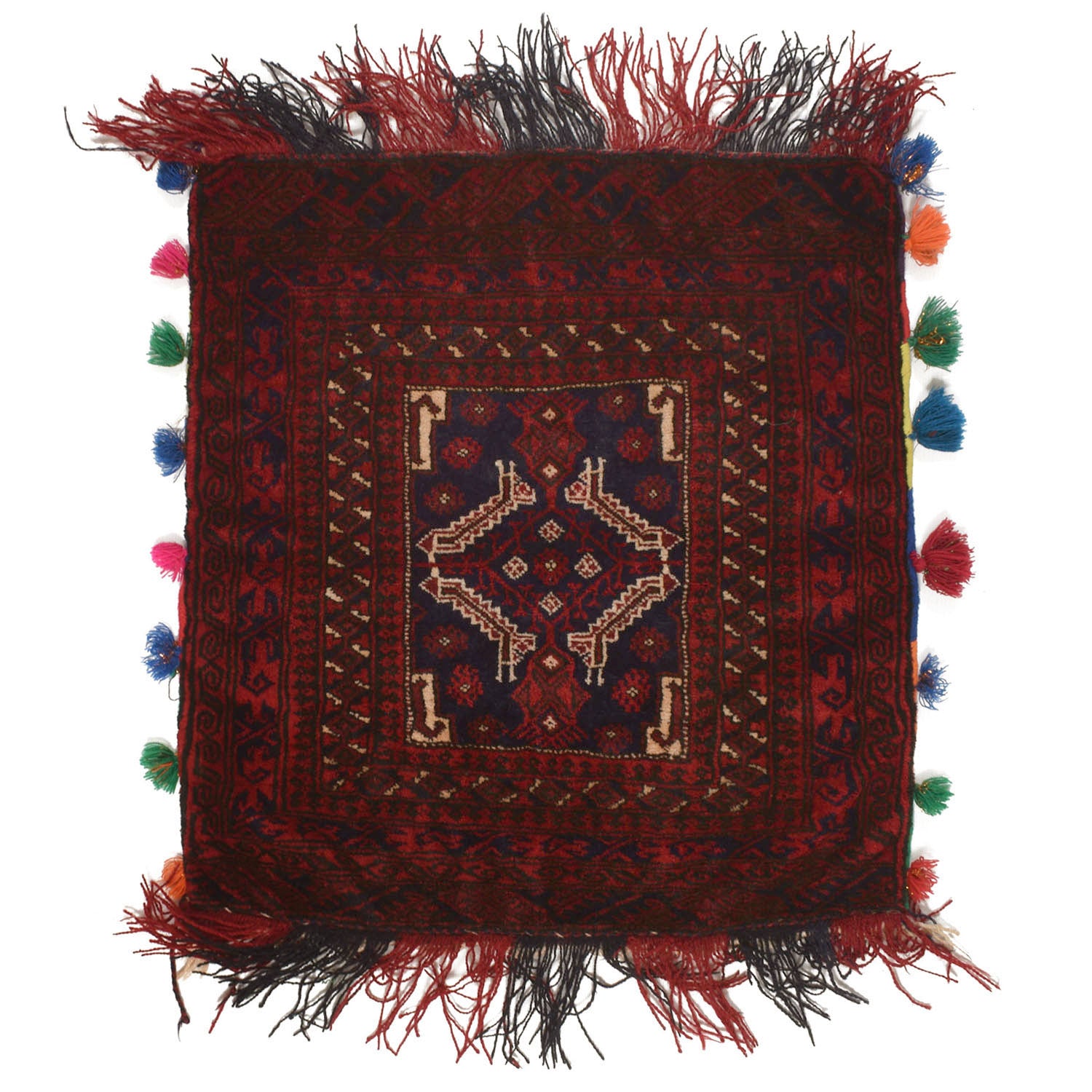 Balisht Area Rug Handmade Multi Floral 2x3 ft