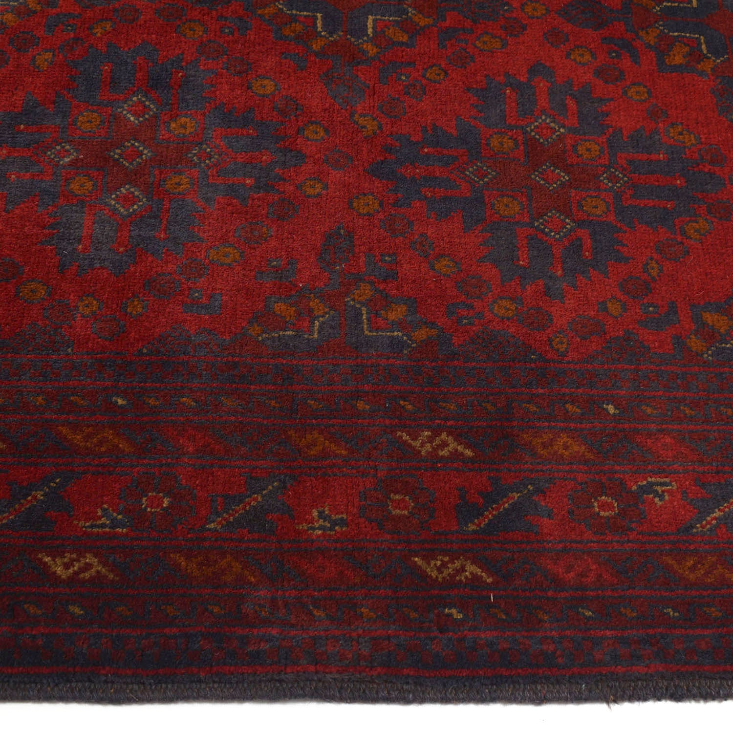 Khal Mohammadi Rug Handmade Red 4x7 ft