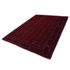 Bokhara Rug Handmade Deep Red Medallion 7x10 ft