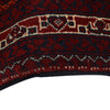 Khoja Roshnai Area Rug Handmade Deep Red Floral 4x7 ft