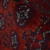Khoja Roshnai Area Rug Handmade Deep Red Floral 4x7 ft