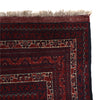 Khoja Roshnai Area Rug Handmade Deep Red Floral 4x7 ft