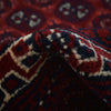 Khoja Roshnai Area Rug Handmade Deep Red Floral 4x7 ft