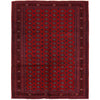 Bokhara Rug Handmade Red Medallion 6x9 ft