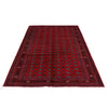 Bokhara Rug Handmade Red Medallion 6x9 ft