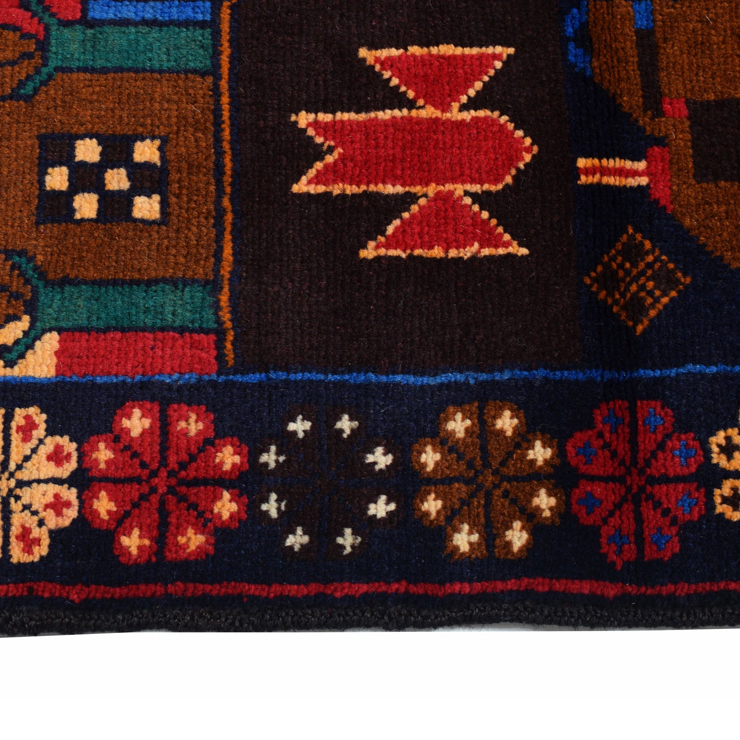 Pictorial Rug Handmade Multi Design