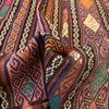 Laghari Kilim Area Rug Handmade Multi Geometric 4x7 ft