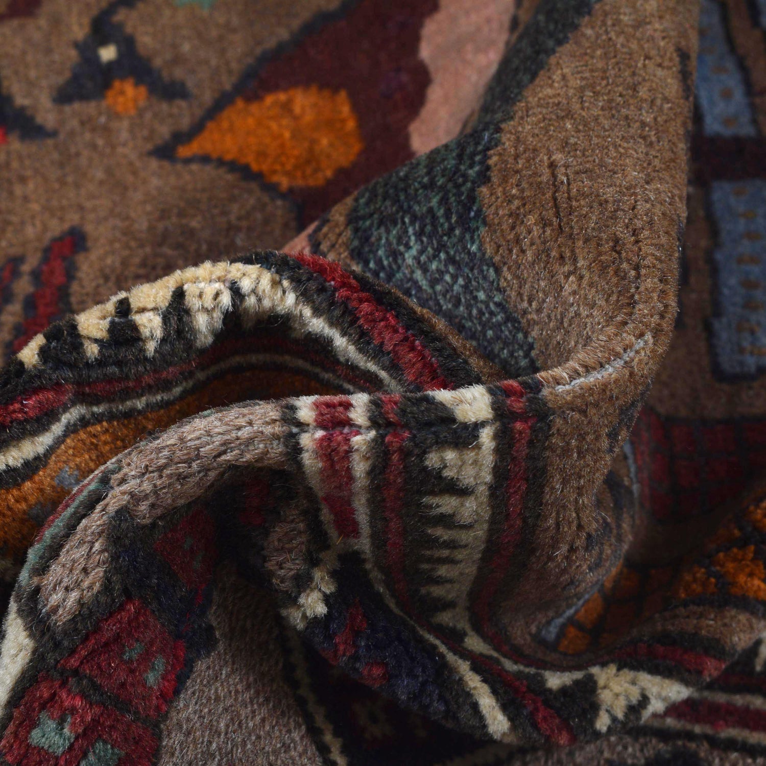 Pictorial Rug Handmade Multi Design
